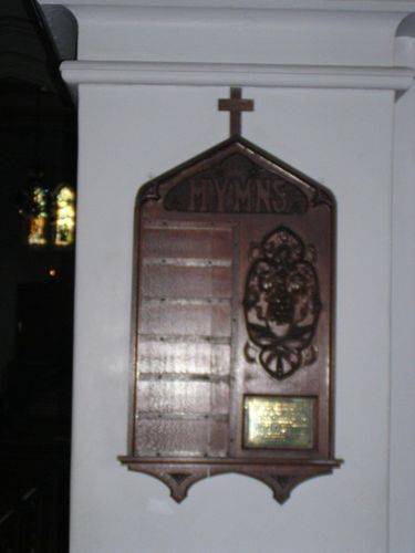 Helen White Hymn Board