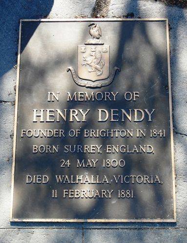 Henry Dendy Memorial Wall : 24-September-2012 Henry Dendy Memorial Wall : 24-September-2012