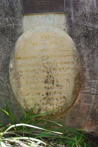 Original Sandstone Plaque : June 2014