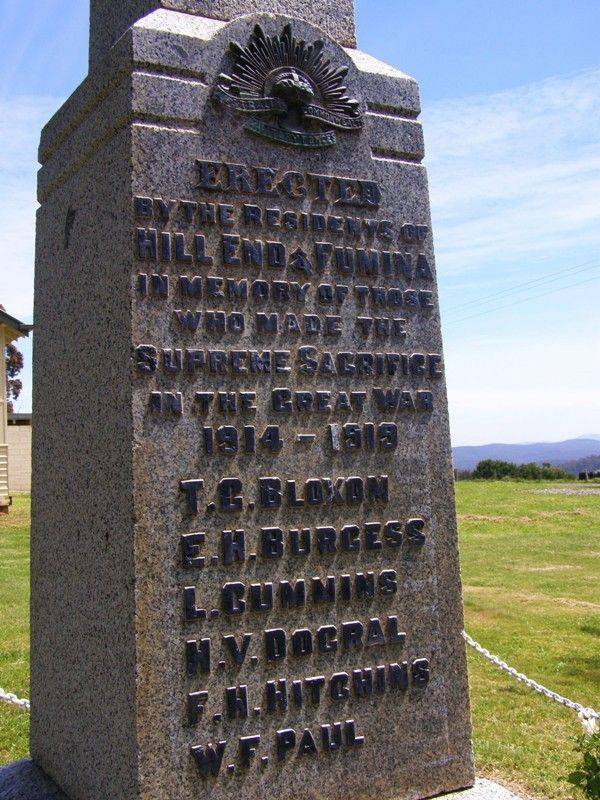 WW1 Fallen : 03-November-2014