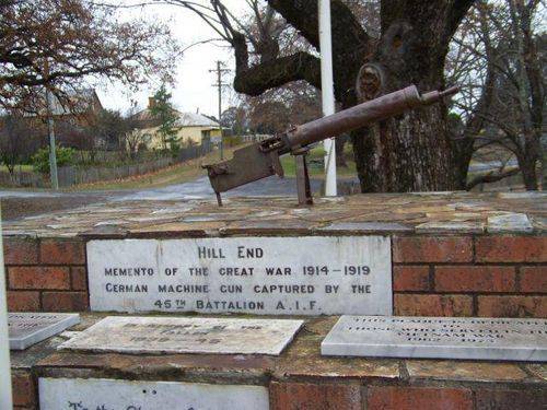 Hill End War Memorial Hill End War Memorial