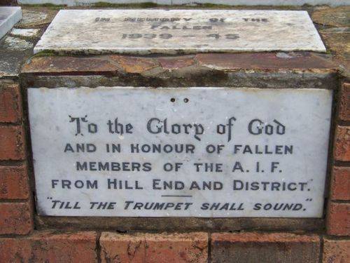 Hill End War Memorial