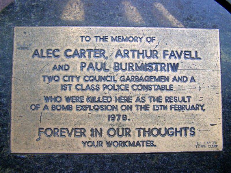 Hilton Bombing Plaque : 24-September-2014