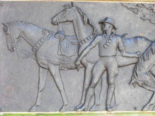 Horses of the Desert Mounted Corps Frieze Closeup Horses of the Desert Mounted Corps Frieze Closeup