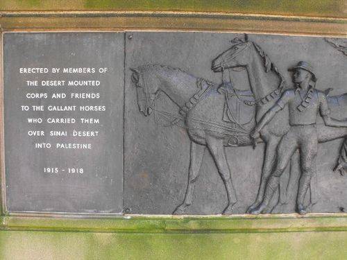 Horses of the Desert Mounted Corps Left Inscription Horses of the Desert Mounted Corps Left Inscription