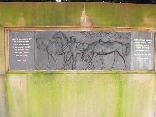 Horses of the Desert mounted Corps Memorial 2