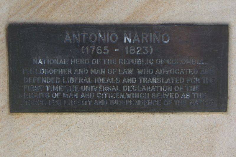 Narino Plaque : 02-June-2015