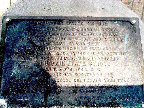 Innisfail First School Site Plaque