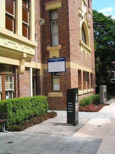 Ipswich Soldiers Memorial Hall Side View Ipswich Soldiers Memorial Hall Side View