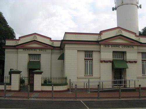 Isis District War Memorial Hall