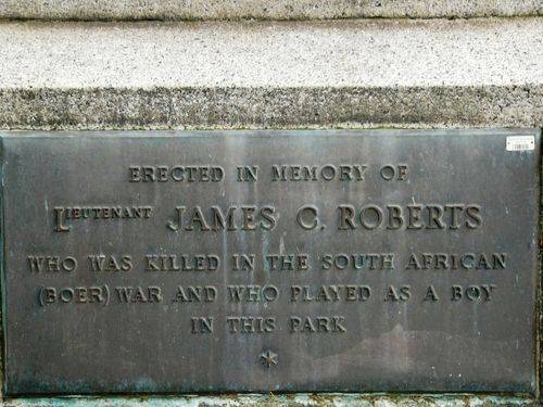 J C Roberts Memorial