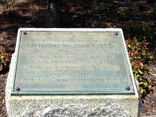 J.F.Archibald Inscription ; December 2013