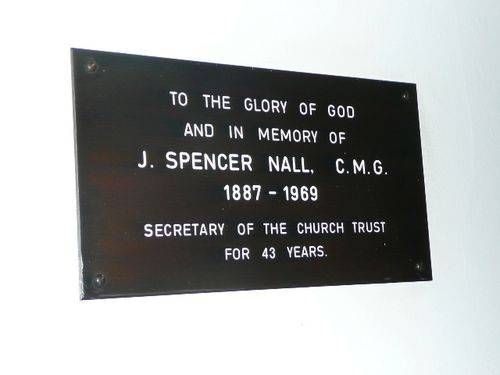J Spencer Nall Plaque : November 2013 J Spencer Nall Plaque : November 2013