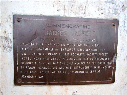 Jackey Jackey Inscription Plaque : 05-07-2012