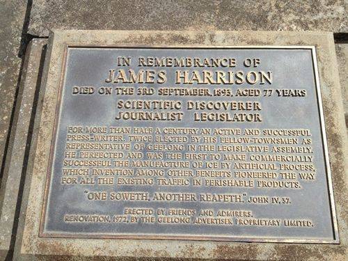 James Harrison Inscription Plaque : 20-09-2013