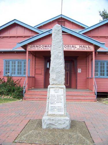 Jandowae War Memorial Jandowae War Memorial