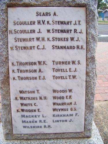 Jandowae War Memorial