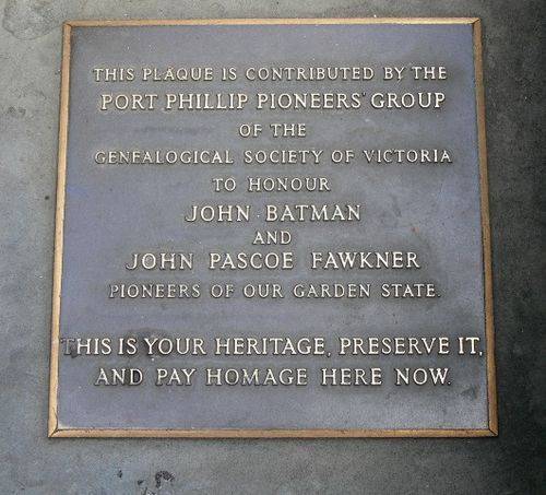 John Batman & John Pascoe Fawkner John Batman & John Pascoe Fawkner