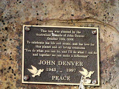 John Denver Plaque