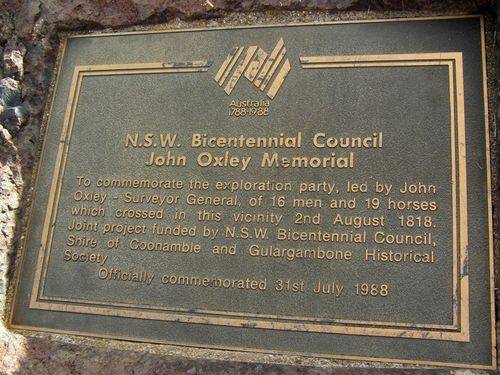John  Oxley Inscription : 31-Jul;y-2014