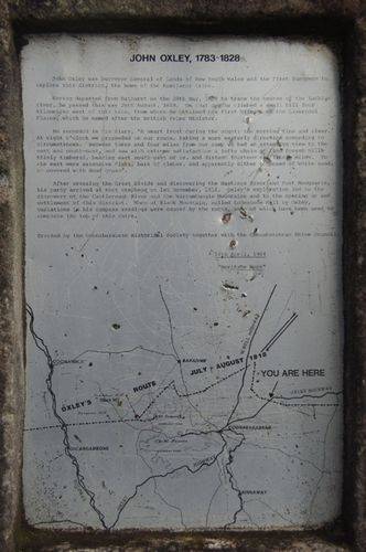Oxley Plaque : July 2014
