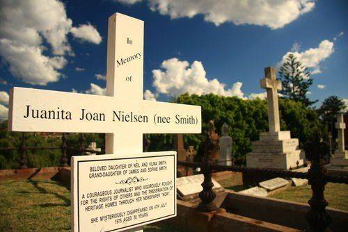 Juanita Nielsen Memorial Cross 