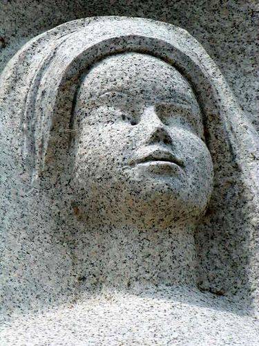 Kalbar War Memorial Nurse closeup Kalbar War Memorial Nurse closeup