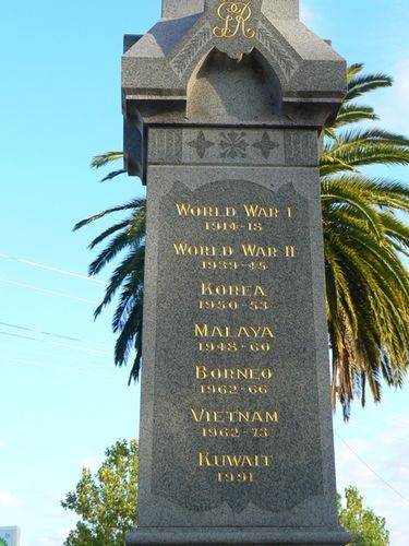 Kangaroo Flat Soldiers Memorial Kangaroo Flat Soldiers Memorial