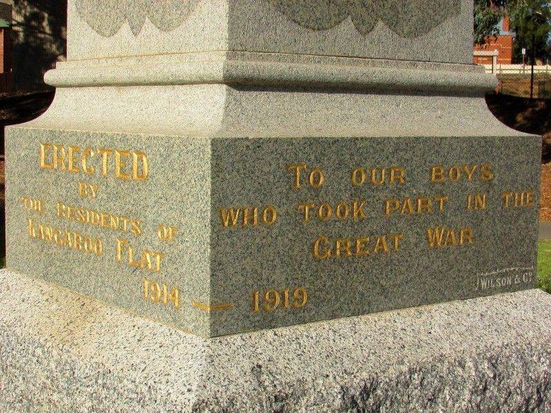 WW1 Inscription : 22-April-2015