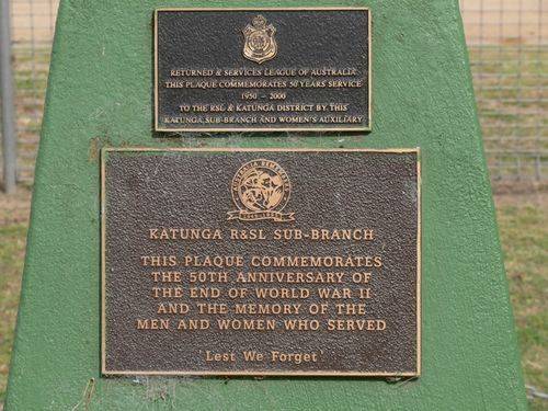 Katunga War Memorial : 20-October-2011 Katunga War Memorial : 20-October-2011