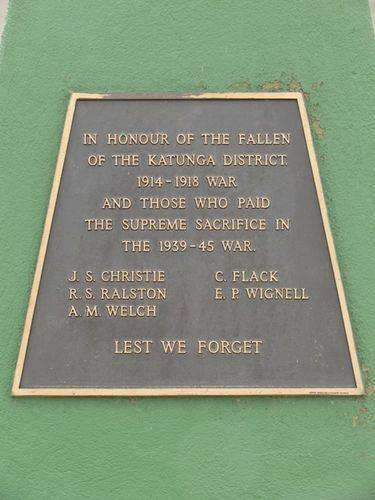 Katunga War Memorial : 20-October-2011 Katunga War Memorial : 20-October-2011