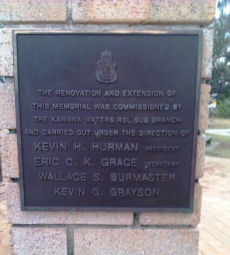 Returned Services League War Memorial : 01-January-2013 Returned Services League War Memorial : 01-January-2013