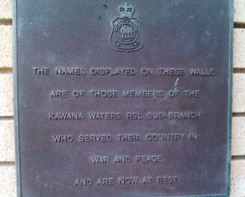 Returned Services League War Memorial : 01-January-2013