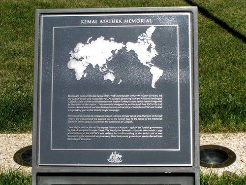 Kemal Ataturk Memorial Inscription