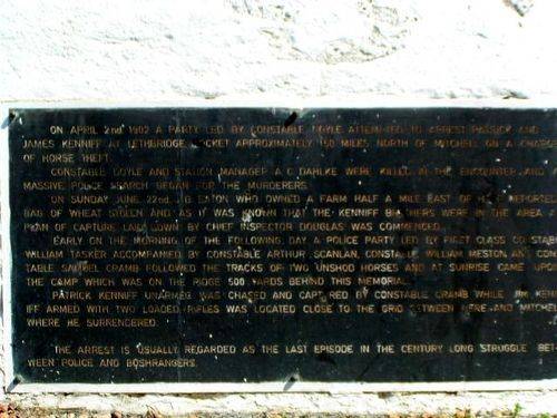 Kenniff Capture Plaque