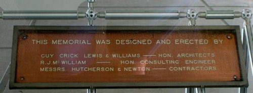 Kingsford Smith Designers Plaque