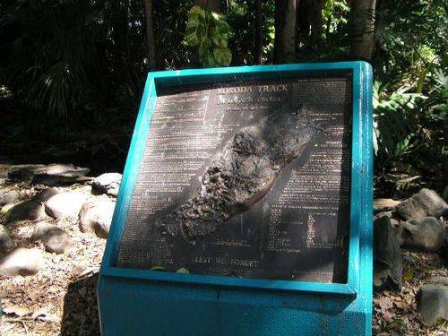 Kokoda Track Memorial Walk Plaque 2 Kokoda Track Memorial Walk Plaque 2