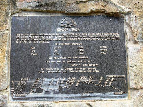 Kokoda Track Memorial Walkway : 09-December-2011 Kokoda Track Memorial Walkway : 09-December-2011