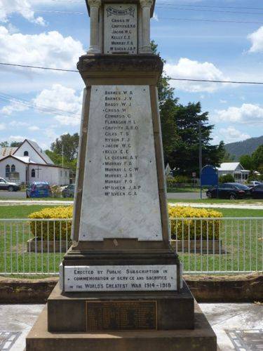 Kootingal War Memorial : 08-December-2012