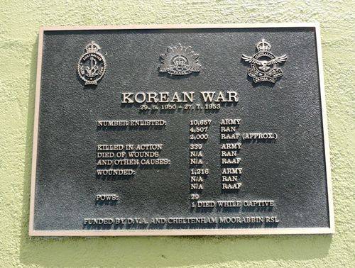 Korean War Plaque : 28-September-2012 Korean War Plaque : 28-September-2012