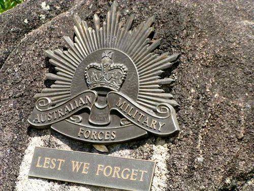 Kuranda War Memorial Inscription Kuranda War Memorial Inscription
