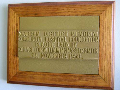 Hospital Foundation Plaque : 25-04-2014