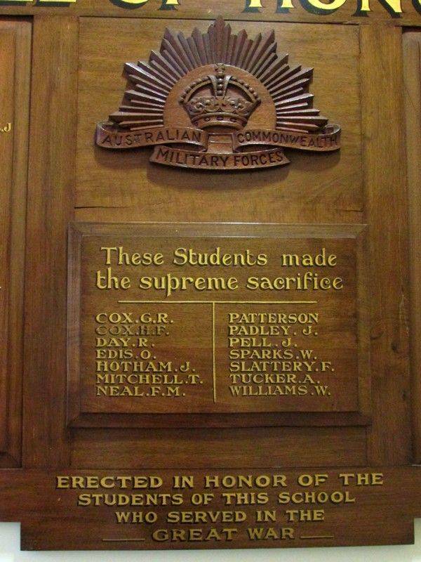 Honour Roll 2 : 12-March-2015