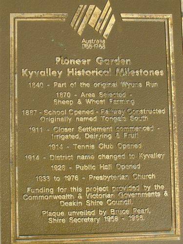 Plaque Inscription : 22-04-2014