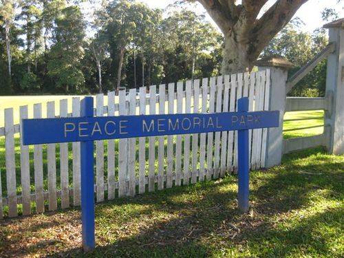 Peace Memorial Park Sign : 04-07-2009 Peace Memorial Park Sign : 04-07-2009