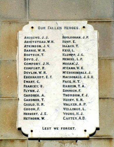 Langlands Park Memorial Gates