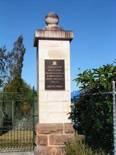 Langlands Park Memorial Gates Pillar Langlands Park Memorial Gates Pillar