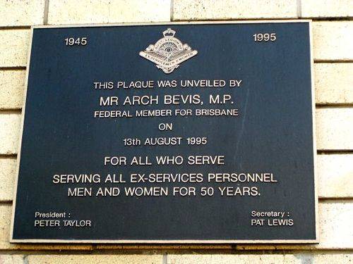 Legion Memorial Club Plaque Legion Memorial Club Plaque