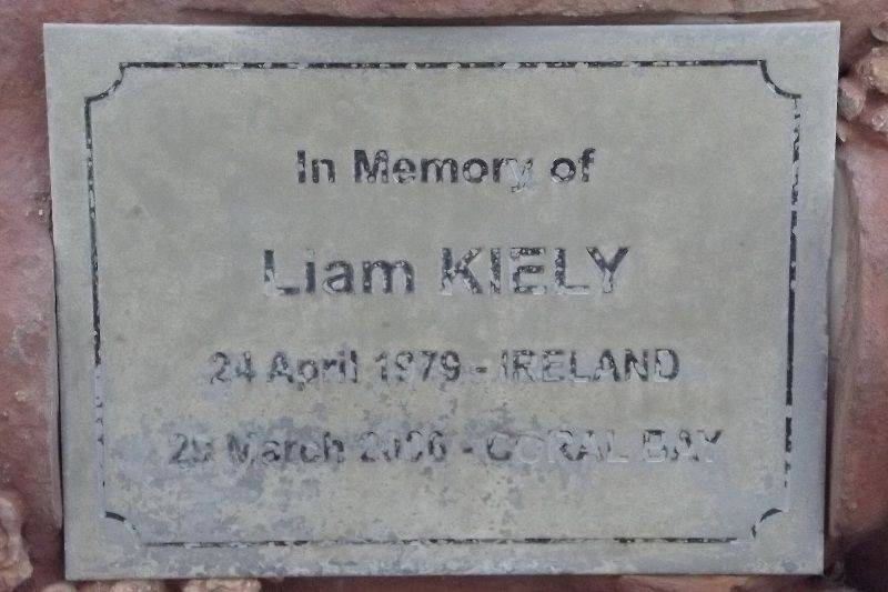Kiely Plaque: 10-August-2015