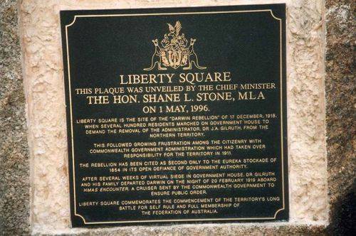 Liberty Square Inscription